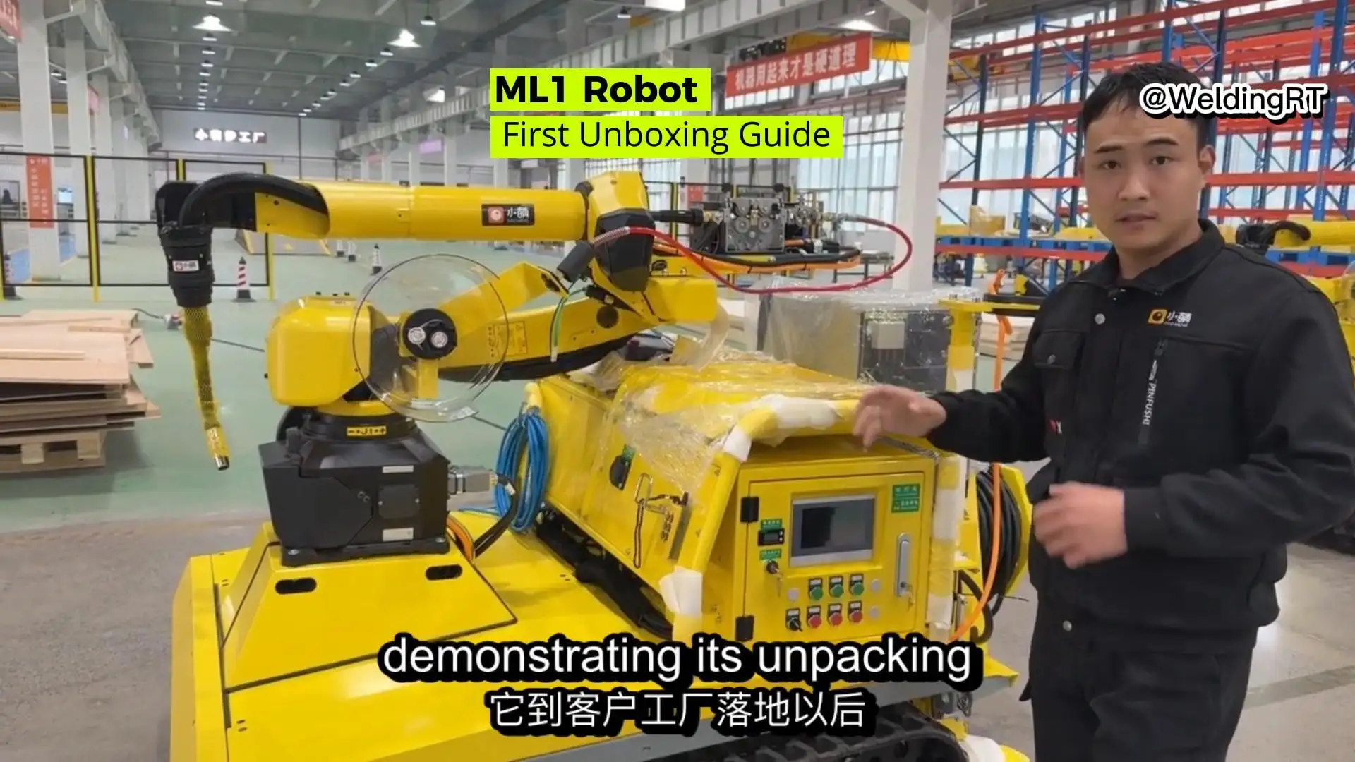 ML1 Crawler - All-Terrain Magnetic Welding Robot